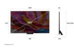LG  100 Zoll Fernseher 100QNED86A6 QNED evo AI 4K UHD Smart TV  Netflix AI 254cm – Bild 2