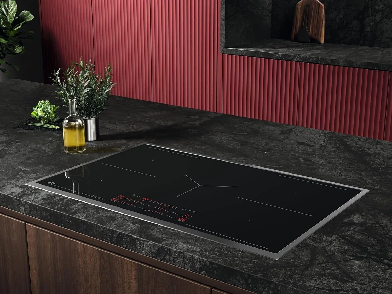 AEG Induktionskochfeld, 5 Zonen, 81cm, Autark Glaskeramik Touch Timer TK85IM0BSZ AEG Induktionskochfeld, 5 Zonen, 81cm, Autark Glaskeramik Touch Timer TK85IM0BSZ – Bild 1