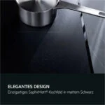 AEG Induktionskochfeld, 5 Zonen, 81cm, Autark Glaskeramik Touch Timer TK85IM0BSZ – Bild 10