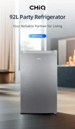 CHiQ Kleiner Kühlschrank 92L mit Gefrierfach, Kompakt🌟Schlafzimmer, Tür Wechsel – Bild 14