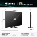 Hisense 55 Zoll Mini LED ULED 4K Smart TV 144Hz HDMI Dolby Gaming Fernseher HDR – Bild 3
