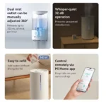 Xiaomi Smart Humidifier 2 Luftbefeuchter 4,5L UV-C Licht Leise Smart Home Weiß🌟 – Bild 5