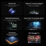 Xiaomi 55 Zoll  MiniLED Fernseher, UHD 4K Smart TV, WiFi Fernseher 144Hz, Google – Bild 3