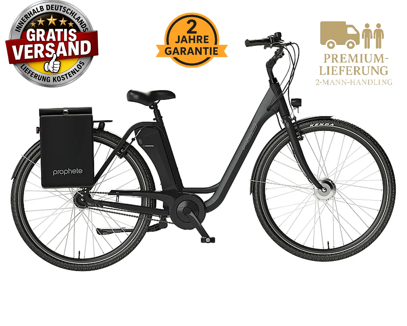 Prophete E-Bike Trekkingrad 28 Zoll, 418Wh⚡ bis 120 km, LCD, Hydraulische Bremse Prophete E-Bike Trekkingrad 28 Zoll, 418Wh⚡ bis 120 km, LCD, Hydraulische Bremse – Bild 1