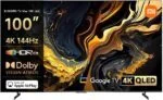 Xiaomi ELA5692EU 4K Ultra HD 100 Zoll QLED Fernseher MAX 144Hz Live Smart TV 2m⚡