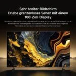 Xiaomi ELA5692EU 4K Ultra HD 100 Zoll QLED Fernseher MAX 144Hz Live Smart TV 2m⚡ – Bild 4