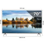 TeeView 70 Zoll QLED Smart-TV 4K UHD Bluetooth Fernseher Dolby Google Apps 178cm – Bild 9