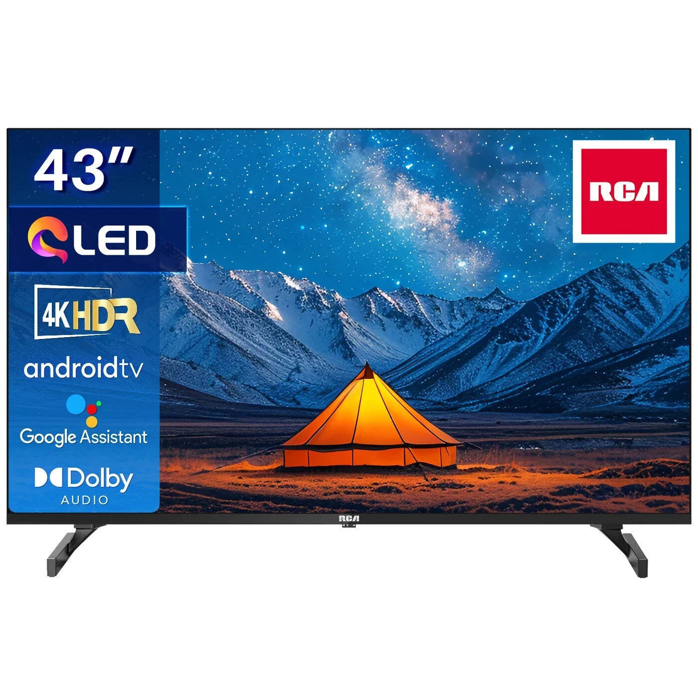 43 Zoll Android Smart TV QLED 4K UHD Fernseher Google Dolby Triple Tuner DE RCA 43 Zoll Android Smart TV QLED 4K UHD Fernseher Google Dolby Triple Tuner DE RCA – Bild 1