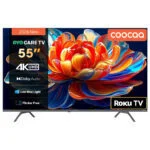 Coocaa 55 Zoll UHD LED TV, Smart Roku TV, HDR10, Dolby Audio, Youtube, Google 🌟