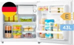 Comfee RCD50WH2(E) Mini Kühlschrank / 43L Kühlbox Mit Eisfach Klein 80 kWh