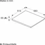 Bosch Kochfeld Induktion Autark Glaskeramik Serie 6, 60cm breit Timer PVS645HB1E – Bild 2