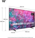 Samsung 98 Zoll TU98DU9005 4K Ultra HD Smart-TV LED AMD FreeSync Fernseher 2,49m – Bild 2