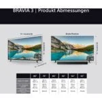 SONY BRAVIA 3 K43S35 LED Fernseher (Flat, 43 Zoll / 108 cm, UHD 4K, SMART TV) – Bild 2