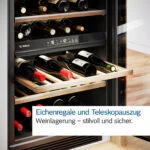 Bosch KWK36ABGA Weinkühlschrank mit Glastür, 199 Flaschen, 60cm breit, zwei Temp – Bild 4