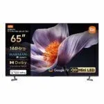 Xiaomi 65 Zoll Fernseher 4K UHD QLED Smart TV Android WLAN DVB-T2 FreeSync ELA63
