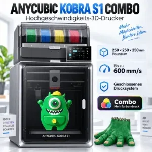 Anycubic Kobra S1 Combo 3D-Drucker mit ACE Pro