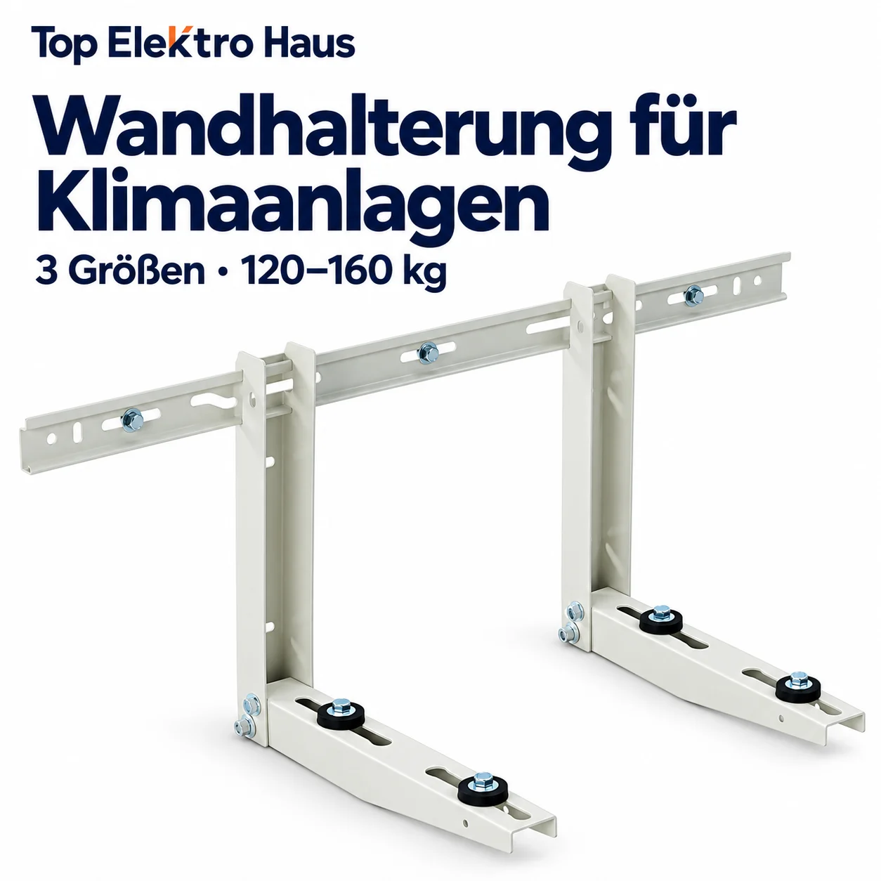 210p-family-hero Wandhalterung 210P für Klimaanlagen in drei Größen mit 120 bis 160 kg Traglast