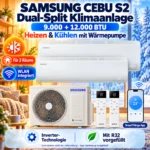 Samsung Cebu S2 Dual-Split 9000+12000 BTU WLAN
