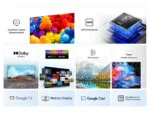 TCL 75P6K LED-Fernseher 75 Zoll 4K mit Google TV – Bild 5