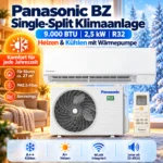 Panasonic KIT-BZ25-CKE Split-Klimaanlage 2,5 kW WLAN