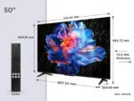 TCL 50V6C LED-Fernseher 50 Zoll 4K mit Google TV – Bild 2
