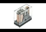 Omron G2R-1A-E DC24 Printrelais mit transparentem Gehäuse und Leiterplattenanschlüssen