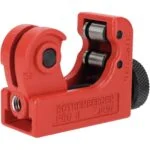 ROTHENBERGER MINICUT II PRO 70402 mit zwei Stützrollen und schwarzem Rändelknopf