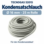 Tecnogas 52015 Kondensatschlauch, 16 mm Durchmesser und 25 m Länge