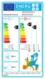 Mitsubishi Electric MSZ-BT35VGK Klimaanlage 12000 BTU WLAN A++ R32 Heizen Set – Bild 3