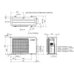 Mitsubishi Electric AY Dual Split Klimaanlage 9000+9000 BTU A+++ WLAN R32 Heizen – Bild 4