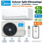 Midea Solunar 35 Klimaanlage 12000 BTU 3,5 kW WLAN R32 A++ Inverter Set Heizen
