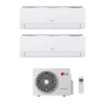LG Libero Smart MU2R15 Dual Split Klimaanlage 9000+12000 BTU WLAN R32 Heizen Set – Bild 2